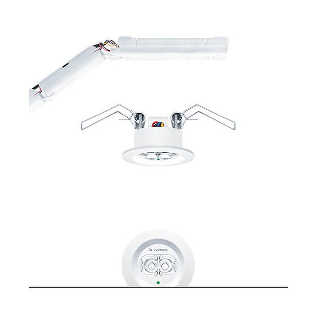 Zumtobel 42931086 Sicherheitsleuchte RESCLITE PRO MRCR MINI SPOT E8D WH