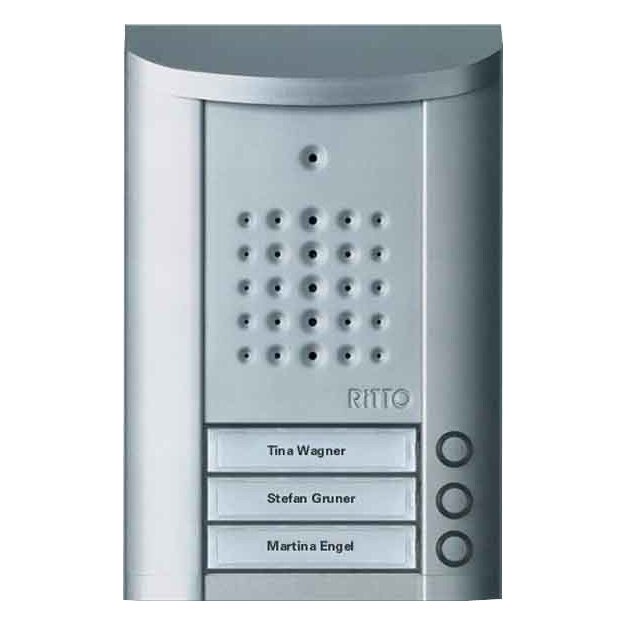 Ritto 1840320 Entravox Türstation Audio 3 WE Audio silber eloxiert