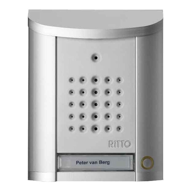 Ritto 1840120 Entravox Türstation Audio 1 WE Audio silber eloxiert
