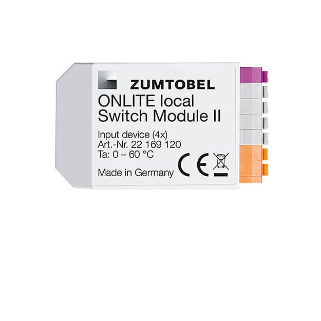 Zumtobel 22169120 DALI Schalt-Eingangsgerät 4-fach ONLITE local SWITCH MODULE II