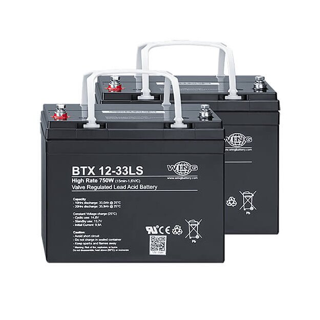 Zumtobel 22171157 OGiV Batterie Set nBox ACCU SET PB 2 pcs 12V/33Ah