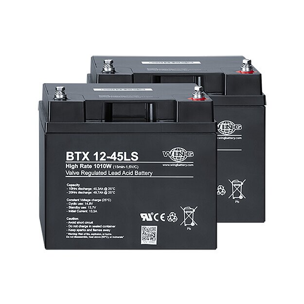 Zumtobel 22171158 OGiV Batterie Set nBox ACCU SET PB 2 pcs 12V/45Ah