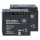 Zumtobel 22171158 OGiV Batterie Set nBox ACCU SET PB 2 pcs 12V/45Ah