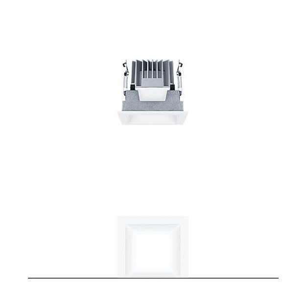 Zumtobel 60815195 LED Decken-Einbauleuchte PANOS EVO Q100L 9W 830 SWI WH WH