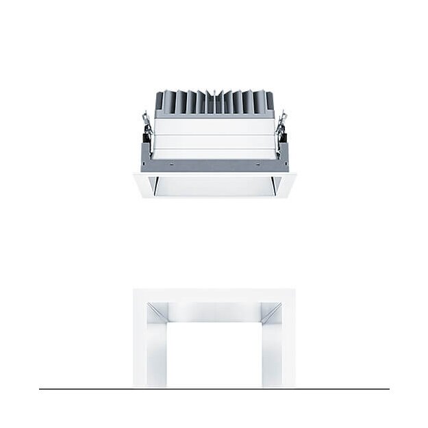 Zumtobel 60815931 LED Decken-Einbauleuchte PANOS EVO Q190H 15W 840 SWI AL WH