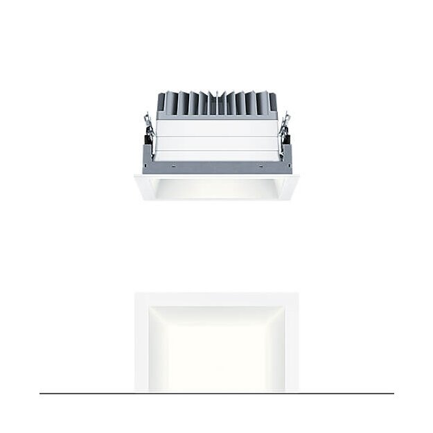 Zumtobel 60815945 LED Decken-Einbauleuchte PANOS EVO Q190H 19W 830 SWI WH WH