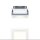 Zumtobel 60815945 LED Decken-Einbauleuchte PANOS EVO Q190H 19W 830 SWI WH WH