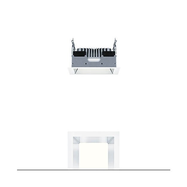 Zumtobel 60816075 LED Decken-Einbauleuchte PANOS EVO Q140L 9W 830 LDO AL WH