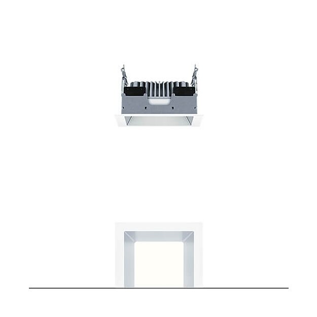 Zumtobel 60816076 LED Decken-Einbauleuchte PANOS EVO Q140L 9W 830 LDO SM WH