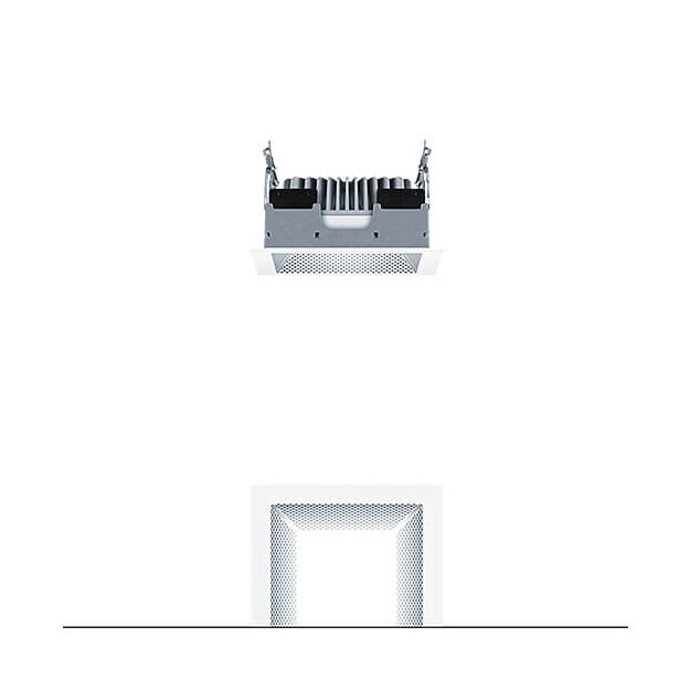 Zumtobel 60816078 LED Decken-Einbauleuchte PANOS EVO Q140L 9W 840 LDO FAL WH