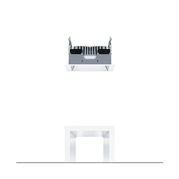 Zumtobel 60816079 LED Decken-Einbauleuchte PANOS EVO Q140L 9W 840 LDO AL WH