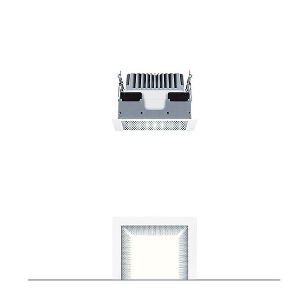Zumtobel 60816082 LED Decken-Einbauleuchte PANOS EVO Q140H 9W 830 LDO FAL WH