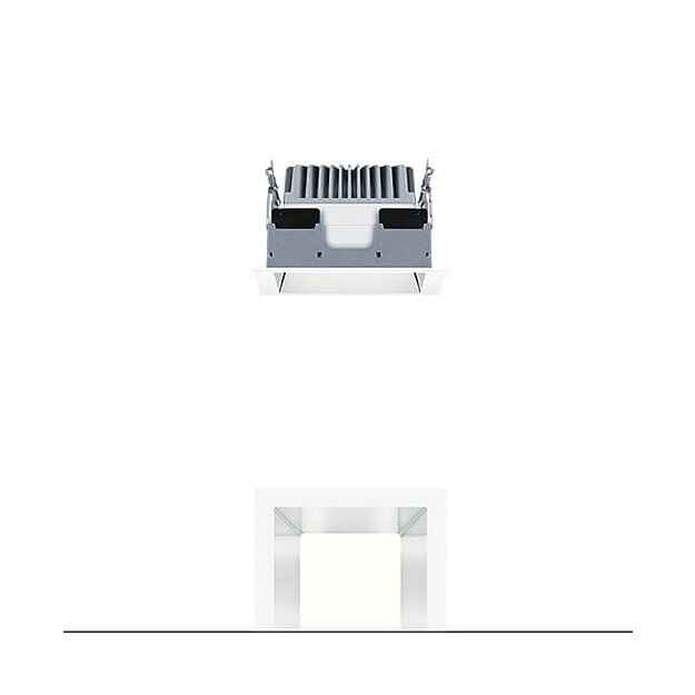 Zumtobel 60816083 LED Decken-Einbauleuchte PANOS EVO Q140H 9W 830 LDO AL WH