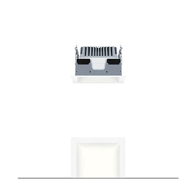 Zumtobel 60816085 LED Decken-Einbauleuchte PANOS EVO Q140H 9W 830 LDO WH WH