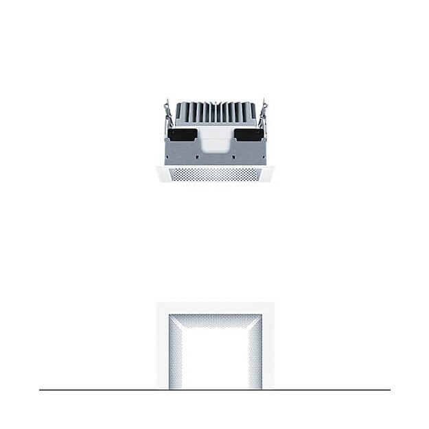 Zumtobel 60816102 LED Decken-Einbauleuchte PANOS EVO Q140H 15W 840 LDO FAL WH