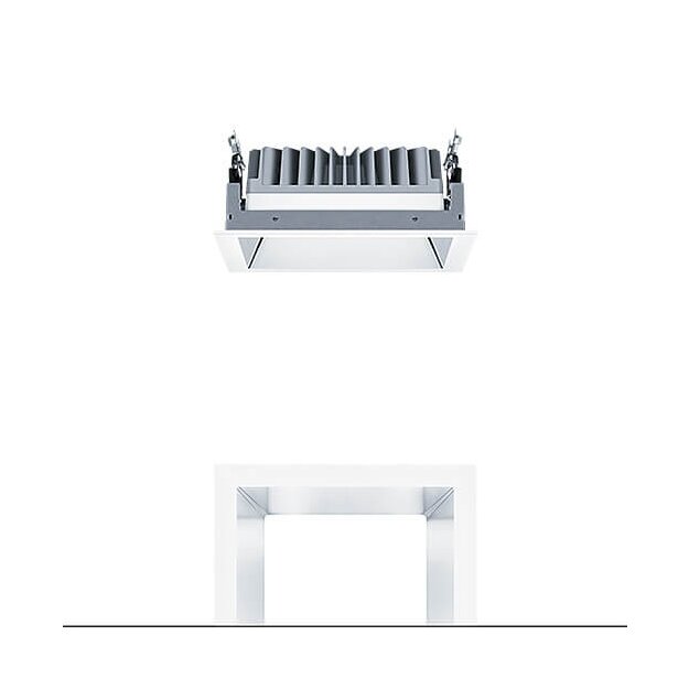 Zumtobel 60816111 LED Decken-Einbauleuchte PANOS EVO Q190L 15W 840 LDO AL WH