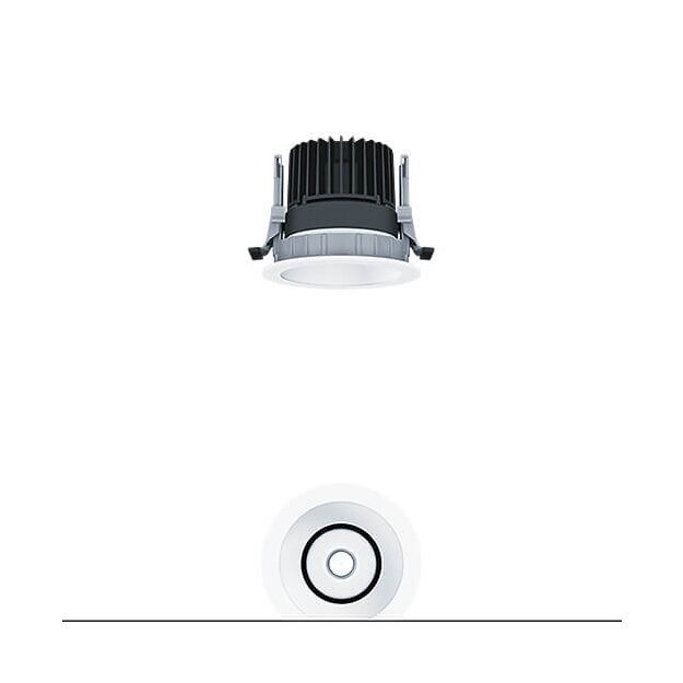 Zumtobel 60816790 LED Decken-Einbauleuchte PANOS INF R100L 15W 940 LDO SP-WH WH