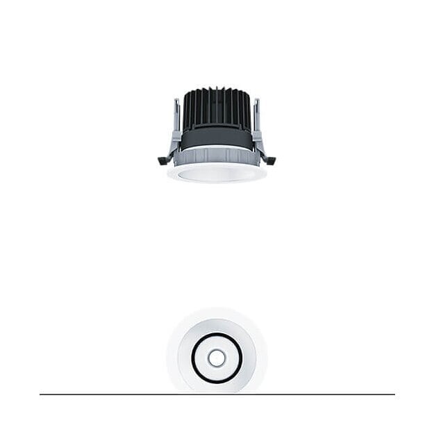 Zumtobel 60816791 LED Decken-Einbauleuchte PANOS INF R100L 15W 940 LDO FL-WH WH