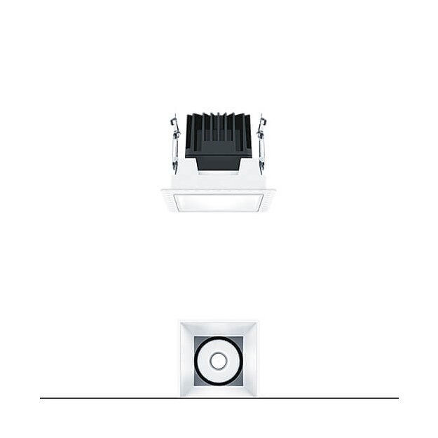 Zumtobel 60816832 LED Decken-Einbauleuchte PANOS INF Q100L 15W 940 LDO SP-WH TL