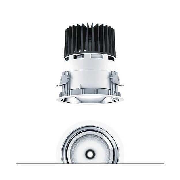 Zumtobel 60816724 LED Decken-Einbauleuchte PANOS INF R200 85W 930 LDO SP-FAL WH