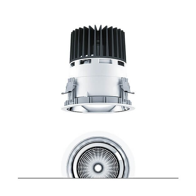 Zumtobel 60816734 LED Decken-Einbauleuchte PANOS INF R200 62W 940 LDO FL-FAL WH