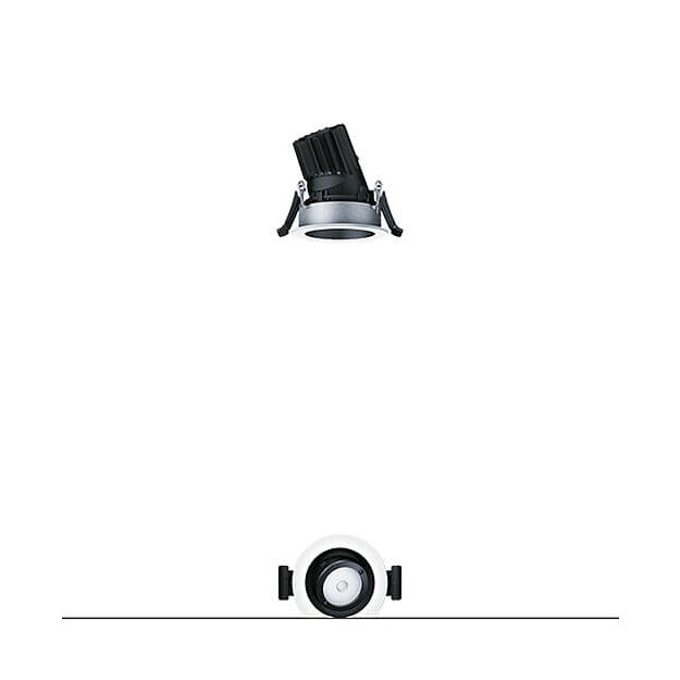 Zumtobel 60816911 LED Decken-Einbauleuchte PANOS INF R68V 10W 930 LDO SP-BK WH