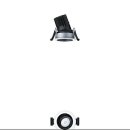 Zumtobel 60816917 LED Decken-Einbauleuchte PANOS INF R68V 10W 930 LDO FL-BK WH