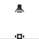 Zumtobel 60816929 LED Decken-Einbauleuchte PANOS INF Q68V 10W 930 LDO SP-BK WH