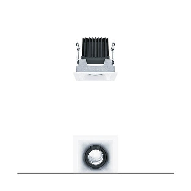 Zumtobel 60817234 LED Decken-Einbauleuchte PANOS INF Q100V 22W 930 LDO FL-WH WH