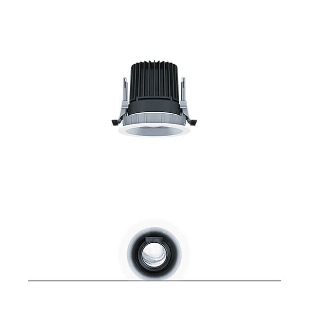 Zumtobel 60817506 LED Decken-Einbauleuchte PANOS INF R100V 15W 940 LDO SP-SM WH