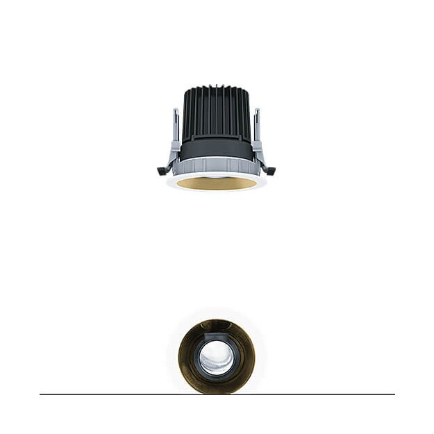 Zumtobel 60817536 LED Decken-Einbauleuchte PANOS INF R100V 15W 930 LDO SP-GD WH