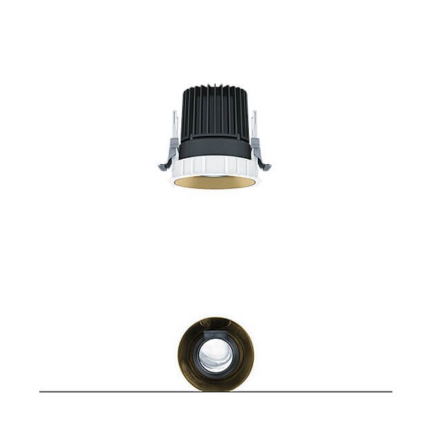 Zumtobel 60817539 LED Decken-Einbauleuchte PANOS INF R100V 15W 930 LDO SP-GD TL