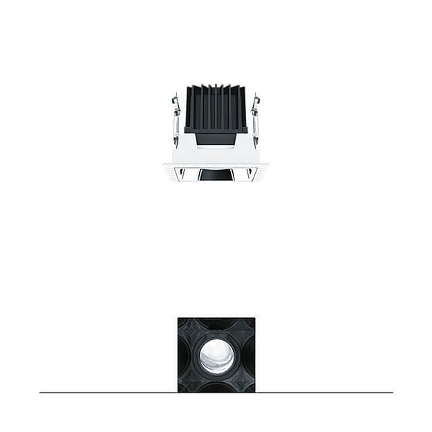 Zumtobel 60817529 LED Decken-Einbauleuchte PANOS INF Q100V 15W 930 LDO SP-AL TL