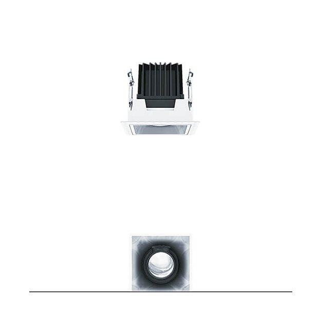 Zumtobel 60817533 LED Decken-Einbauleuchte PANOS INF Q100V 15W 940 LDO SP-SM TL