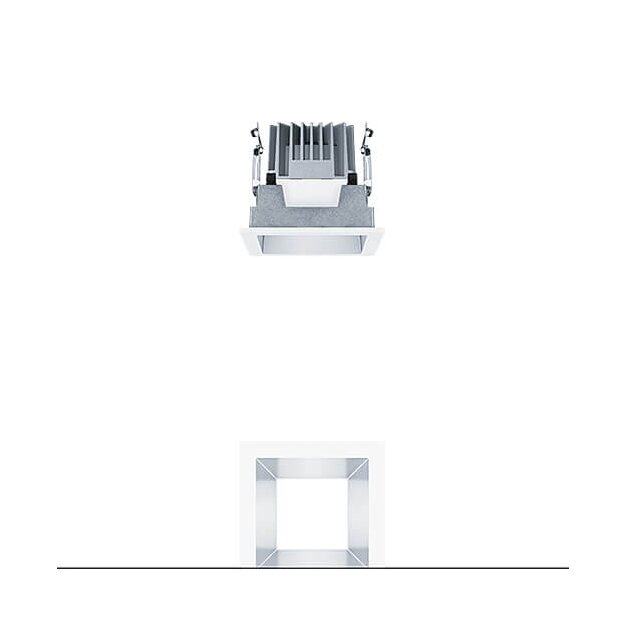 Zumtobel 60817885 LED Decken-Einbauleuchte P-INF Q100L 750-930 LDO SM WH
