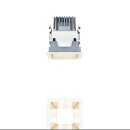 Zumtobel 60817901 LED Decken-Einbauleuchte P-INF Q100H 750-930 LDO GD WH
