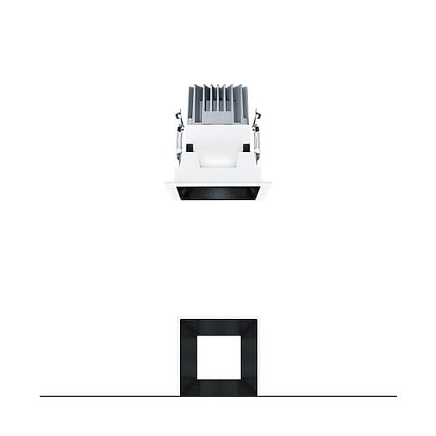 Zumtobel 60817934 LED Decken-Einbauleuchte P-INF Q100H 500-940 LDO BK TL