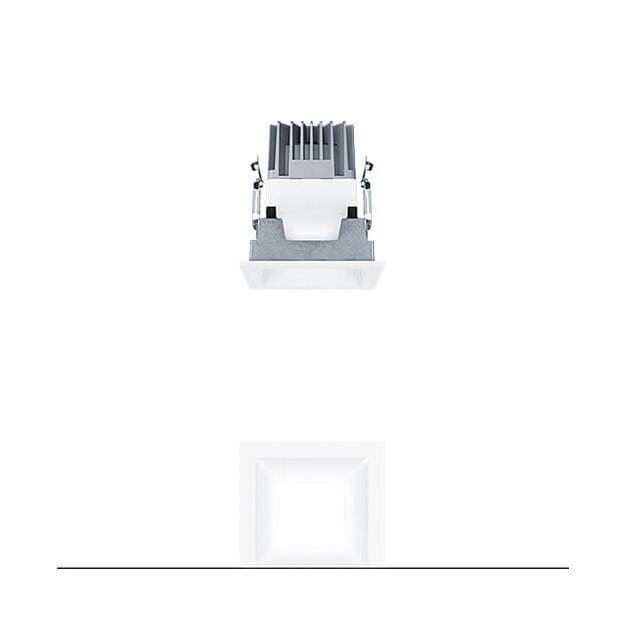 Zumtobel 60817962 LED Decken-Einbauleuchte P-INF Q100H 1300-930 LDO WH WH