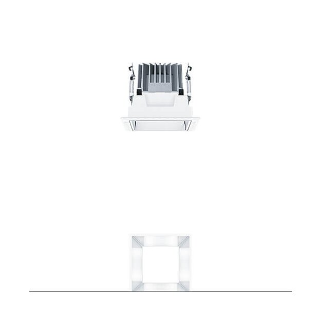 Zumtobel 60817973 LED Decken-Einbauleuchte P-INF Q100L 1600-930 LDO AL TL