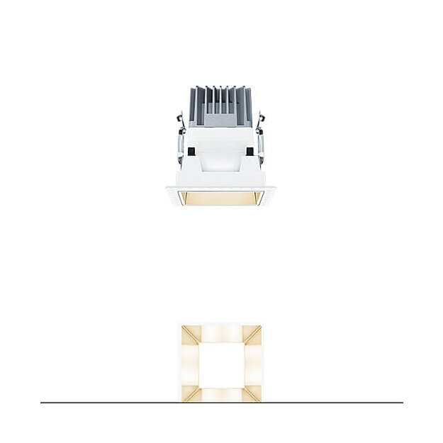 Zumtobel 60817991 LED Decken-Einbauleuchte P-INF Q100H 1300-930 LDO GD TL