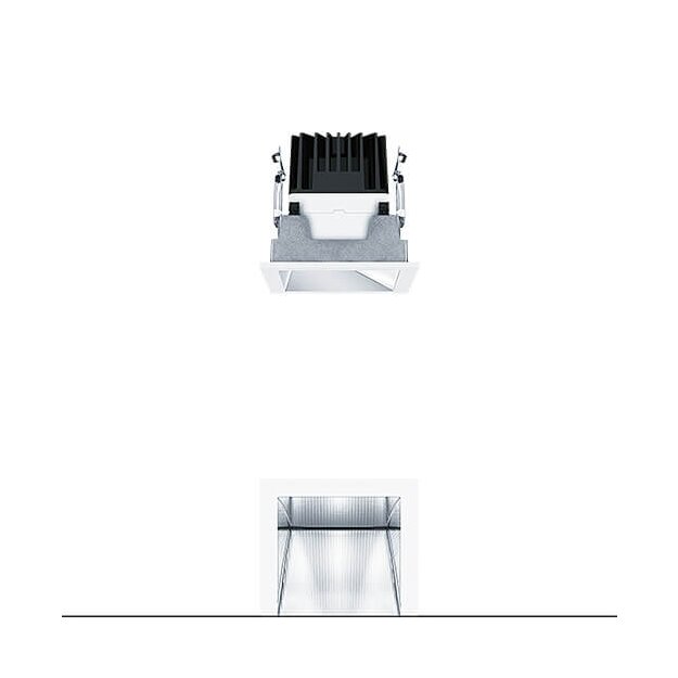 Zumtobel 60818017 LED Decken-Einbauleuchte P-INF Q100WW 1300-930 LDO AL WH