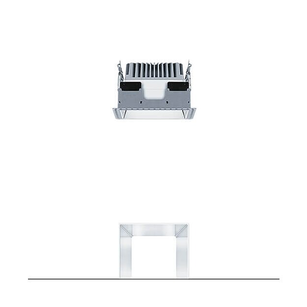 Zumtobel 60818199 LED Decken-Einbauleuchte P-INF Q140H 1000-940 LDO AL TL