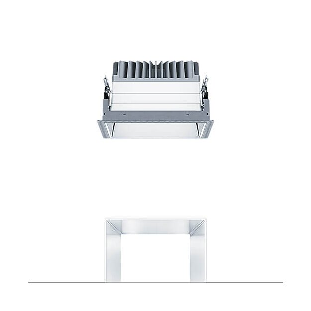 Zumtobel 60818291 LED Decken-Einbauleuchte P-INF Q190H 2500-930 LDO AL TL