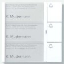 Siedle TM 612-3 SM Tasten-Modul 035524 Silber-Metallic
