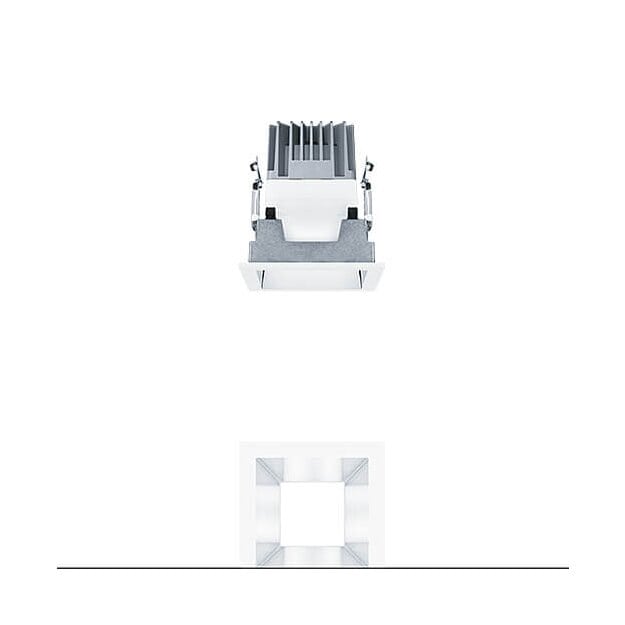 Zumtobel 62909271 LED Decken-Einbauleuchte P-INF Q100H 1600-940 LDO E3D AL WH