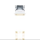 Zumtobel 60818691 LED Decken-Einbauleuchte P-INF Q100L...