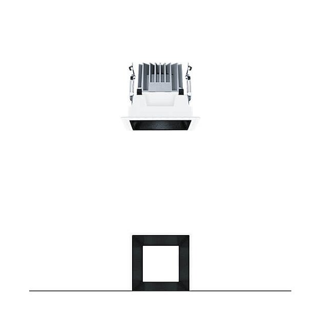 Zumtobel 60818692 LED Decken-Einbauleuchte P-INF Q100L 1000-927-65 LDO BK TL