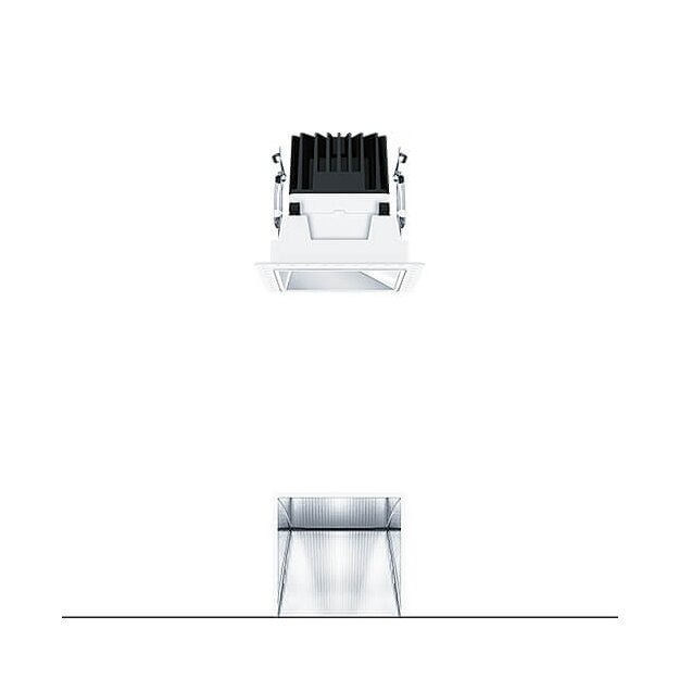 Zumtobel 60818713 LED Decken-Einbauleuchte P-INF Q100WW 1300-927-65 LDO AL TL