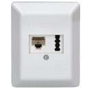 Rutenbeck UAE/TAE-Anschlussdose 2-fach Aufputz 2 x...