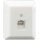 Rutenbeck UAE-Anschlussdose (RJ45-Dose) 1-fach Aufputz 8-polig 8 Schraubkontakte Reinweiß UAE 8 Ap rw